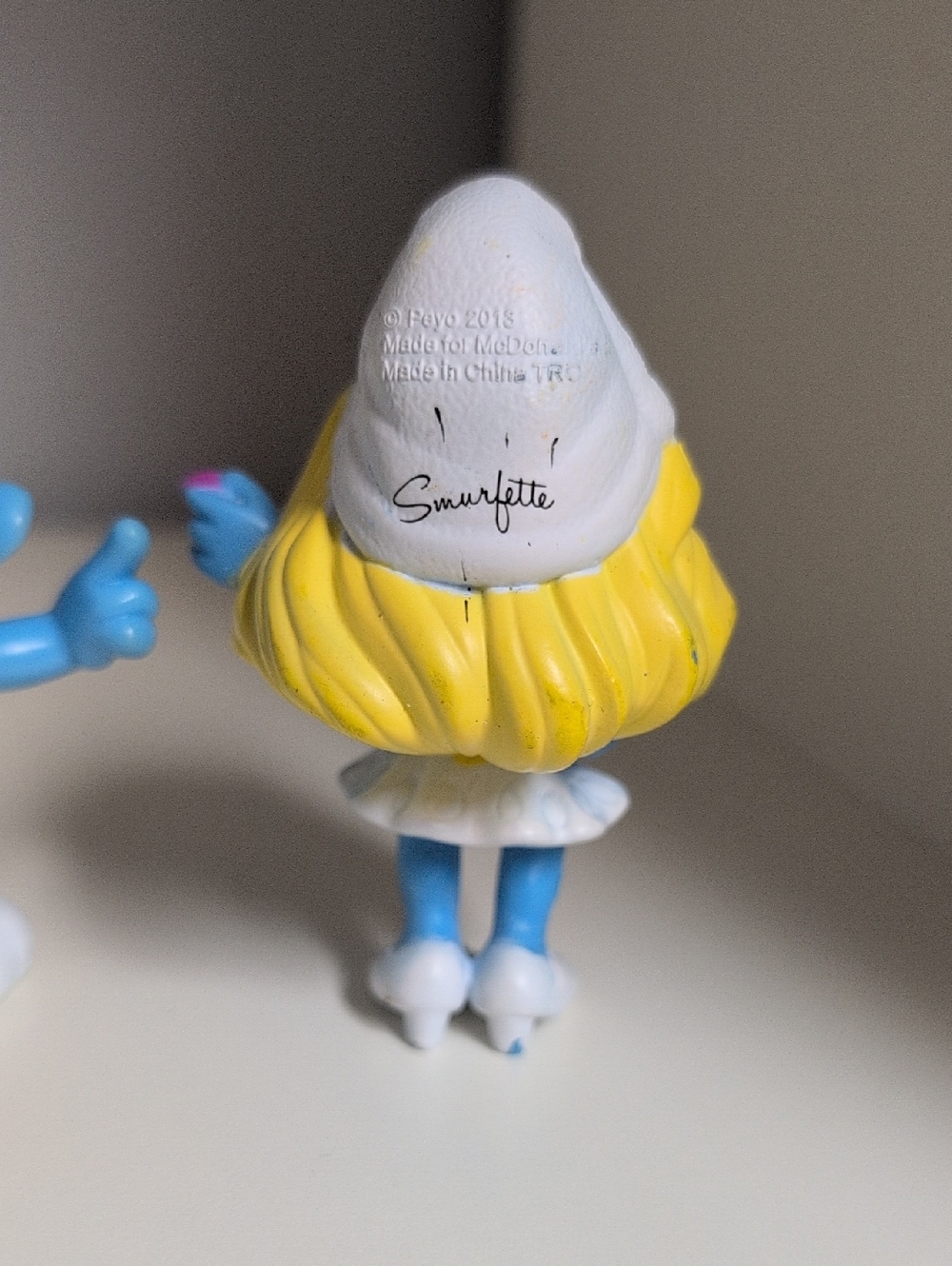 Smurf Figures Set Of 4 McDonald's 3" Smurfs Smurfette Brainy(2) Clumsy 2011 2013 - Picture 7 of 14